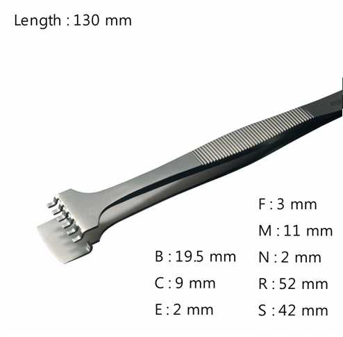 Wafer Handling Tweezer / 고정밀웨이퍼용트위저, Rubis®,RU-41LB-6-SA