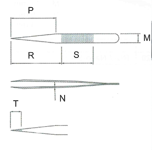 Polymer Alloy Tweezer / 플라스틱트위저, Rubis®,RU-K35A