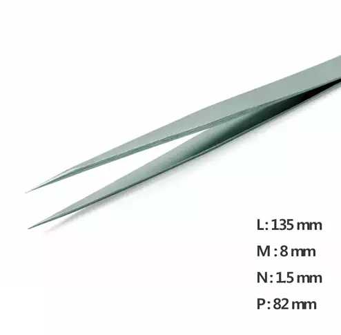 Ultra Fine Pointed Nano Tweezer / 고정밀트위저, Rubis®,RU-SS Nano-SA
