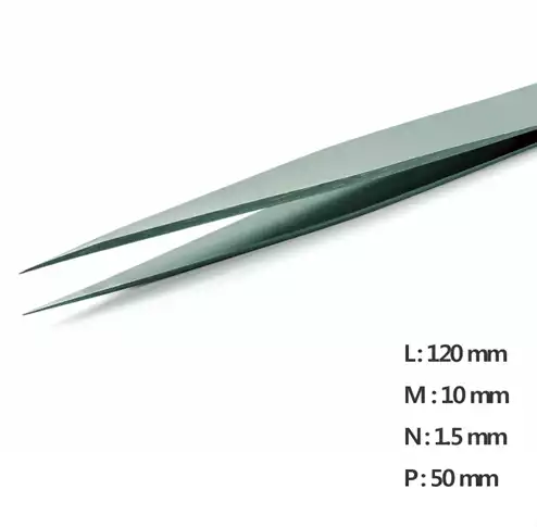 Ultra Fine Pointed Nano Tweezer / 고정밀트위저, Rubis®,RU-1 Nano-SA