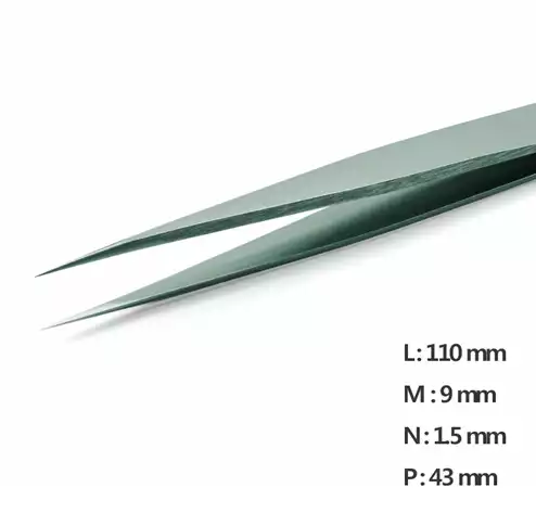 Ultra Fine Pointed Nano Tweezer / 고정밀트위저, Rubis®,RU-3C Nano-SA
