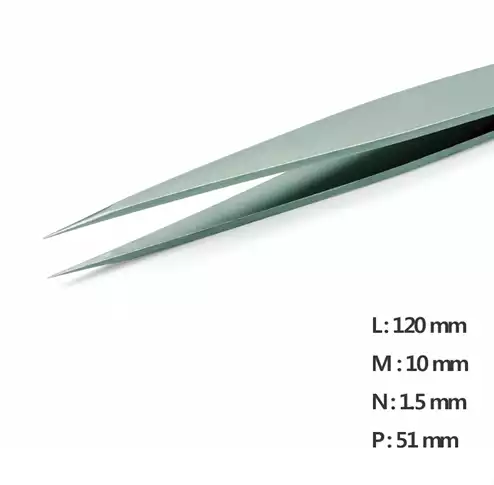 Ultra Fine Pointed Nano Tweezer / 고정밀트위저, Rubis®,RU-0 Nano-SA