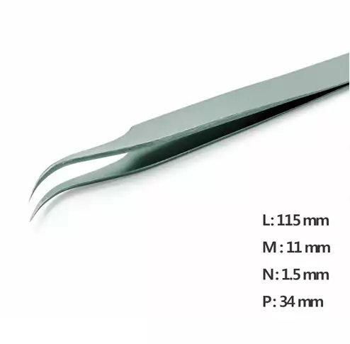 Ultra Fine Pointed Nano Tweezer / 고정밀트위저, Rubis®,RU-7 Nano-SA