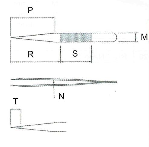 Ultra Fine Pointed Nano Tweezer / 고정밀트위저, Rubis®,RU-1 Grip-SA