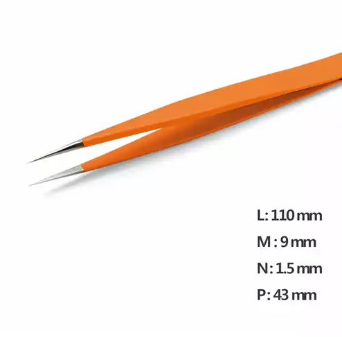 Ultra Fine Pointed Nano Tweezer / 고정밀트위저, Rubis®,RU-3C Grip-SA