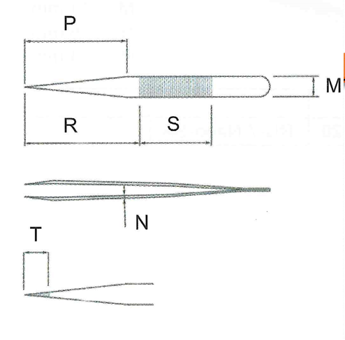 Ultra Fine Pointed Nano Tweezer / 고정밀트위저, Rubis®,RU-3C Grip-SA