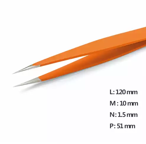 Ultra Fine Pointed Nano Tweezer / 고정밀트위저, Rubis®,RU-0 Grip-SA
