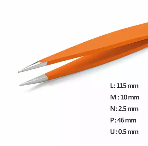Ultra Fine Pointed Nano Tweezer / 고정밀트위저, Rubis®,RU-00 Grip-SA