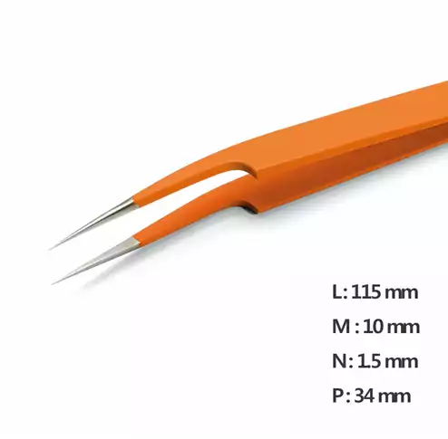 Ultra Fine Pointed Nano Tweezer / 고정밀트위저, Rubis®,RU-5A Grip-SA