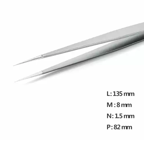 Ultra Fine Pointed Nano Tweezer / 고정밀트위저, Rubis®,RU-SS Ion-SA