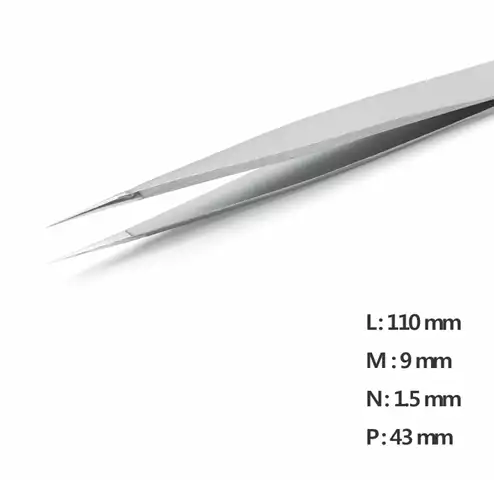 Ultra Fine Pointed Nano Tweezer / 고정밀트위저, Rubis®,RU-3C Ion-SA