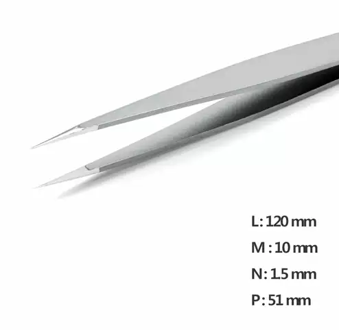Ultra Fine Pointed Nano Tweezer / 고정밀트위저, Rubis®,RU-0 Ion-SA
