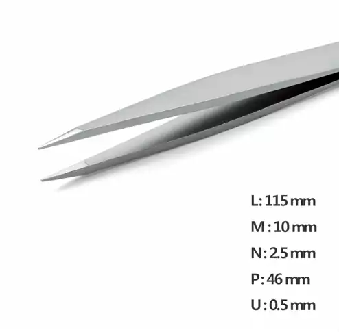 Ultra Fine Pointed Nano Tweezer / 고정밀트위저, Rubis®,RU-00 Ion-SA