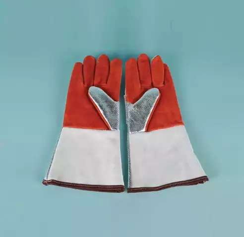 Heat Protection Glove, KEVLAR® / 방열가죽장갑, 강한복사열용