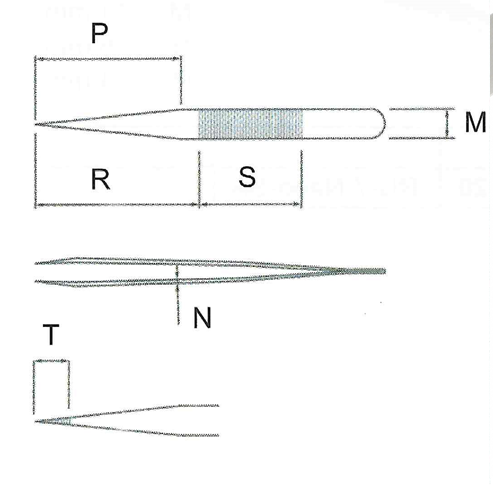 Wafer Handling Tweezer / 고정밀웨이퍼용트위저, SIPEL®,SI-T5508W-SA