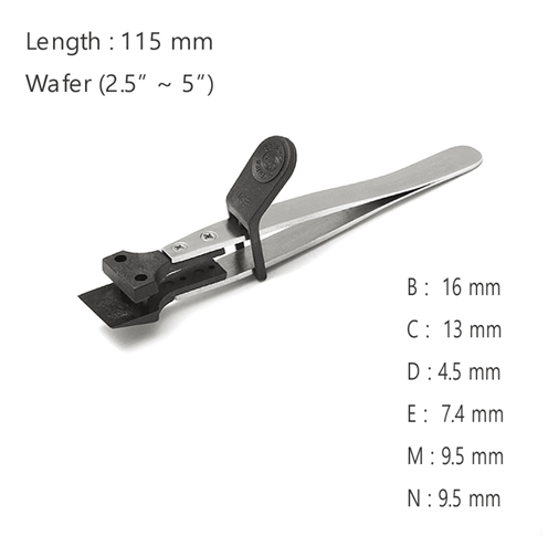 Wafer Handling Tweezer / 고정밀웨이퍼용트위저, SIPEL®,SI-T1390W-SA