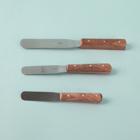 Flexible Wood Handle Spatula / 스파츄라나이프, 연고칼