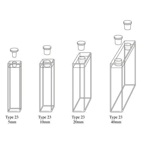 Standard Fluorometer Cell, 4-Side Polished / 표준형광셀, 4명투명