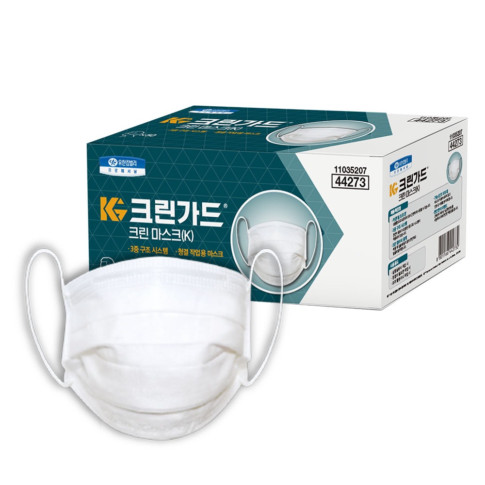 크린가드 크린마스크 실끈형 50매, 44273 (구 44017)