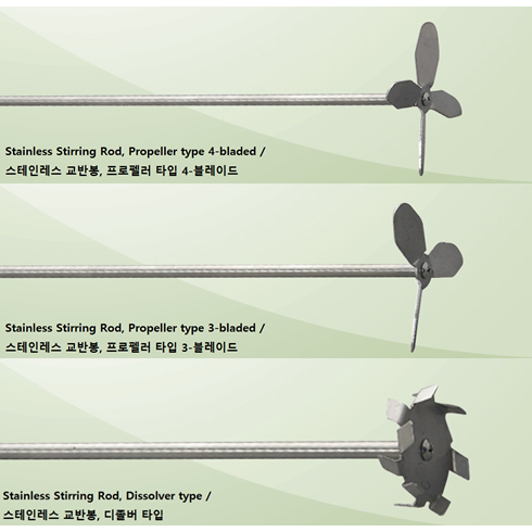 Stainless & PTFE coatd Stirring Rod / 스테인레스 & 테프론코팅교반봉