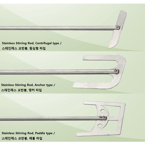 Stainless & PTFE coatd Stirring Rod / 스테인레스 & 테프론코팅교반봉