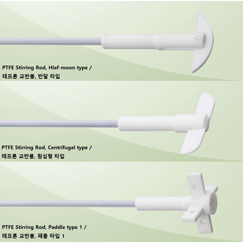 Stainless & PTFE coatd Stirring Rod / 스테인레스 & 테프론코팅교반봉