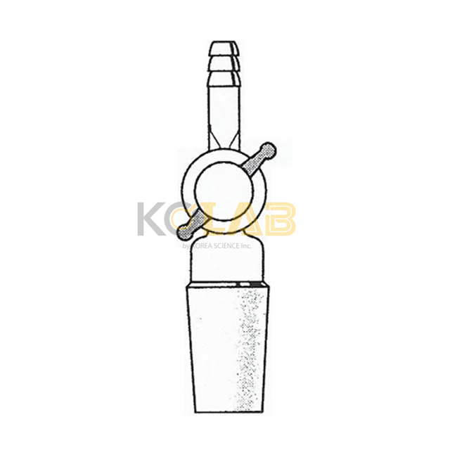 Adapter, Vaccum, Teflon cock / 직선형진공테프론콕크아답타