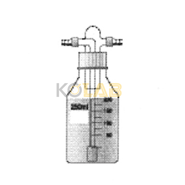 Bottle, Gas washing, Media / 휠타부가스세척병, 메디아병