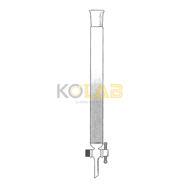 Column, Chromatography, With joint & filter / 크로마토그라피칼럼, 휠타부죠인트부착