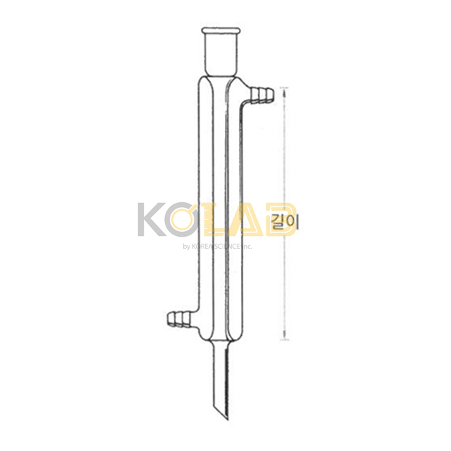 Condenser, Liebig, For rubber stopper / 리비히냉각기, 고무마개연결용