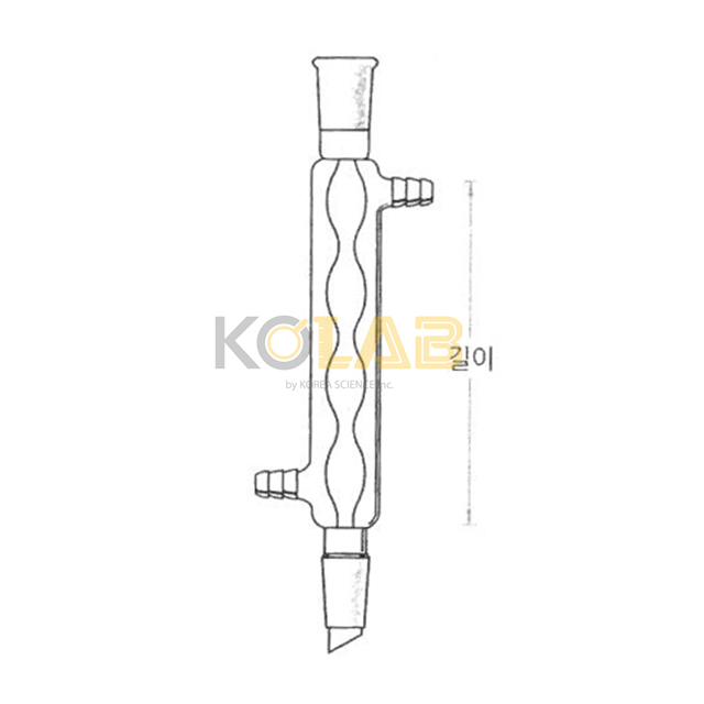 Condenser, Allihn, With joint / 공통갈아맞춤구관냉각기