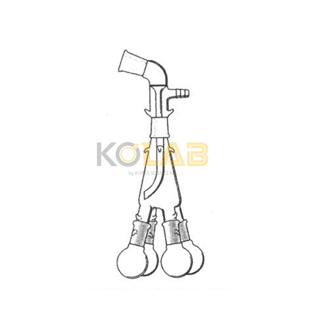 Distillation receiver with adapter / 증류아답타와수기