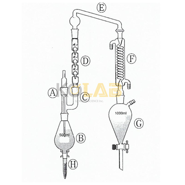 Kuderna denish concentrate apparatus / 구데르나데니쉬농축장치, KㆍD농축기