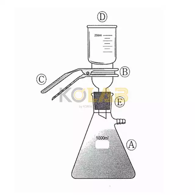 Solid suspension filtering apparatus / S.S여과장치, 고무마개연결형