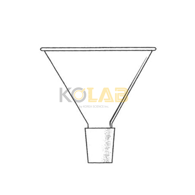 Funnel, Glass, With joint / 죠인트깔대기