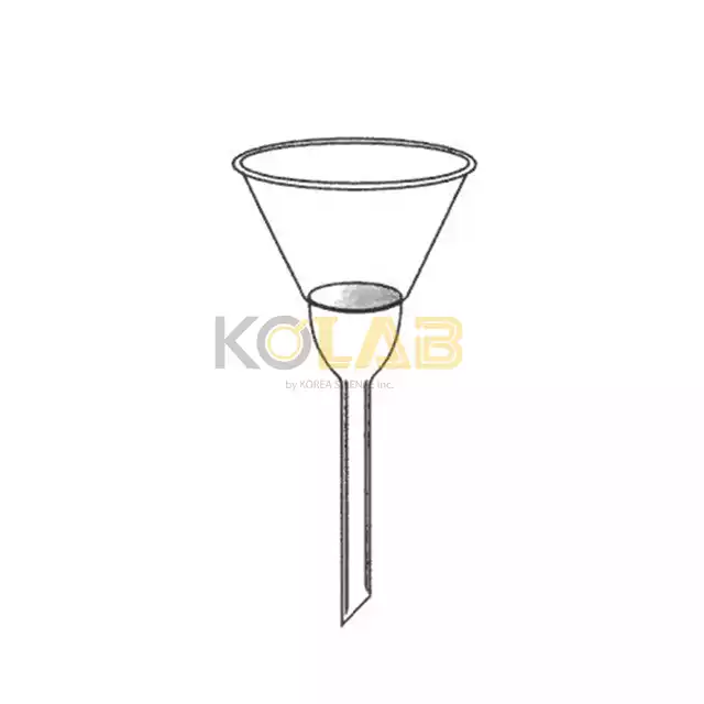 Funnel, Glass, With filter / 휠터부깔대기