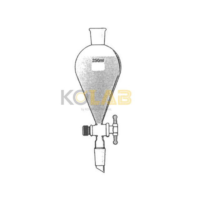 Funnel, Separatory, Teflon cock, with all joint / 상하죠인트테프론콕크분액깔대기