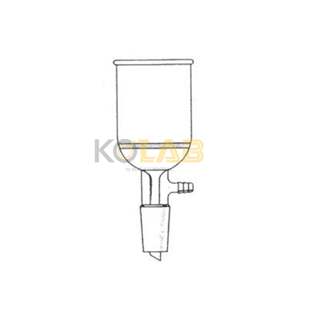 Filter funnel, Buchner, With vacuum adapter / 죠인트진공여과깔대기