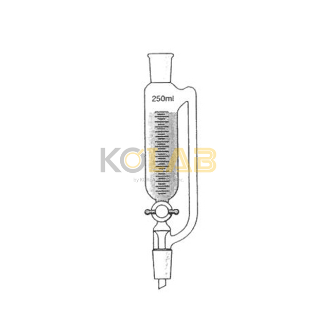 Funnel, Dropping, Graduated, Teflon cock / 눈금드롭핑펀넬