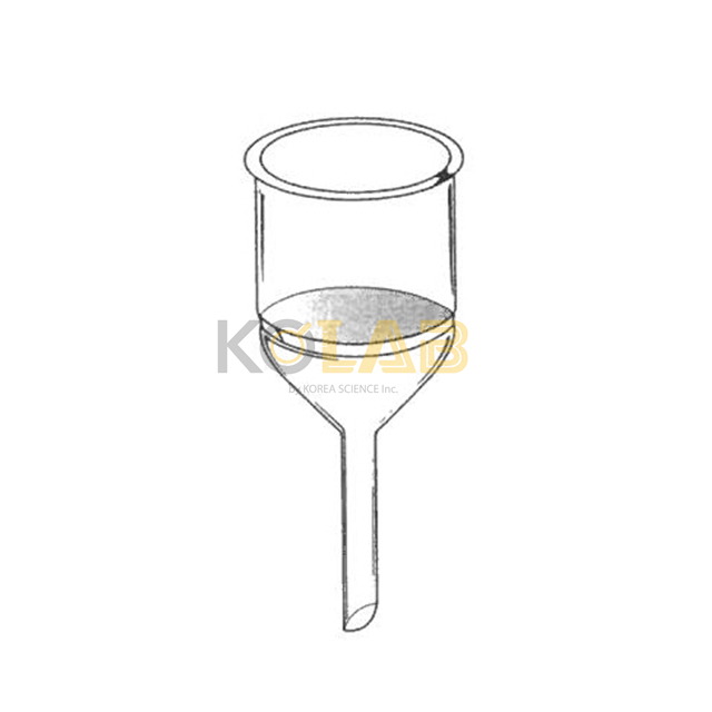 Funnel, Glass filter, Buchner type / 글라스휠타펀넬, 부크너타입