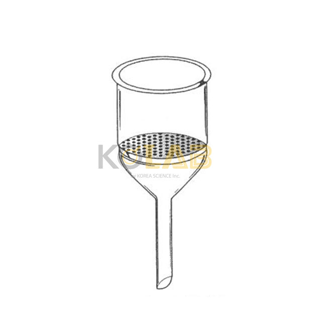 Funnel, Perforated plate, Buchner type / 천공판펀넬, 부크너타입