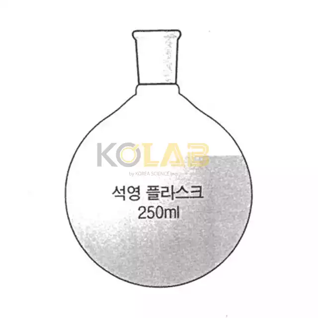 Quartz Round flask, With joint / 석영죠인트플라스크