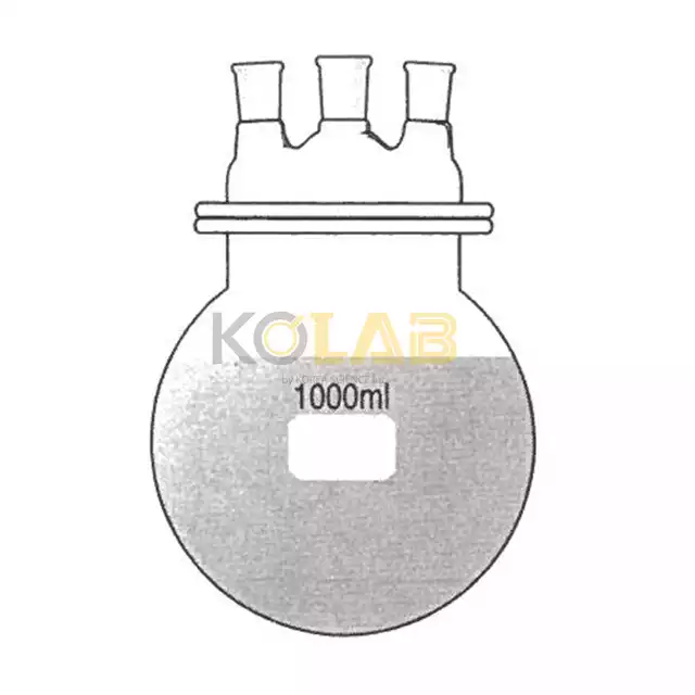 Reaction flask, Round bottom flask type, 3Neck / 플라스크형반응조세트, 3구