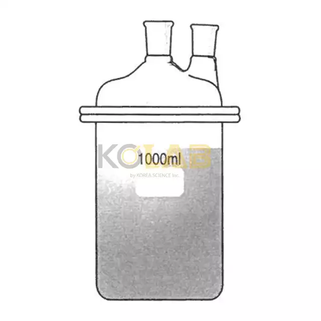 Reaction flask, Beaker flat bottom type, 2Neck / 비이커형반응조 세트, 2구