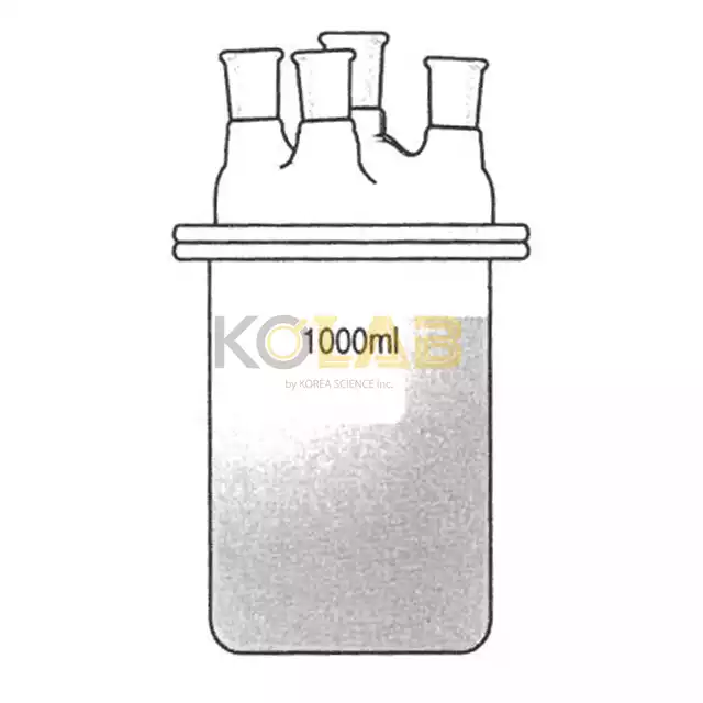 Reaction flask, Beaker flat bottom type, 4Neck / 비이커형반응조세트, 4구