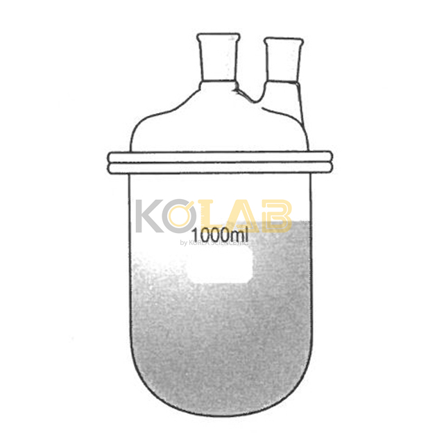 Reaction flask, Beaker round bottom type, 2Neck / 비이커환저형반응조세트, 2구