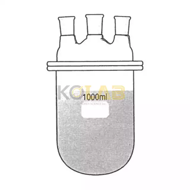 Reaction flask, Beaker round bottom type, 3Neck / 비이커환저형반응조세트, 3구