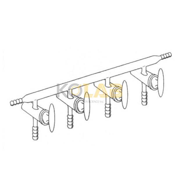 Manifold, Vacuum, double line / 매니폴드, 일방콕크양방형호스연결