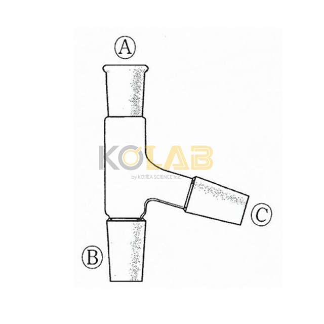 Adapter, Three-way, Distilling / 삼방증류아답타, 스틸헤드