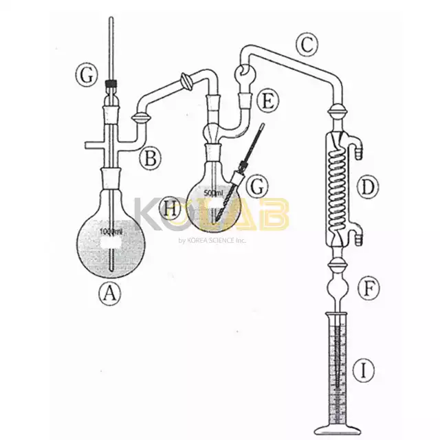 Watery vapor distilling apparatus / 수증기증류장치 - 불소이온증류장치